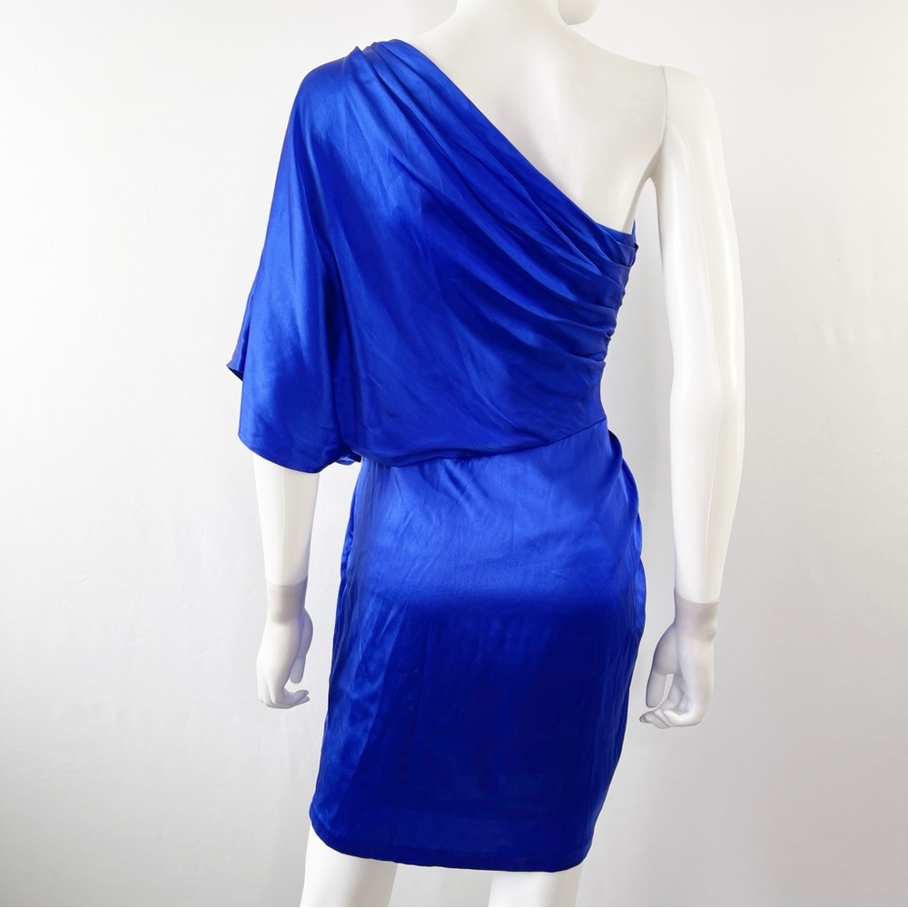 Aidan Mattox Dress Royal Blue Size 4 - Picture 6 of 9
